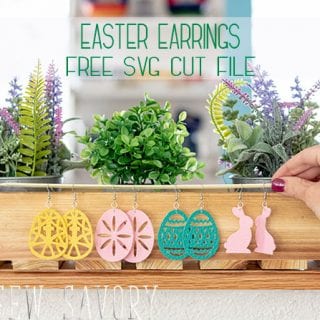 Download Free Earring Svg Cut Files Life Sew Savory PSD Mockup Templates