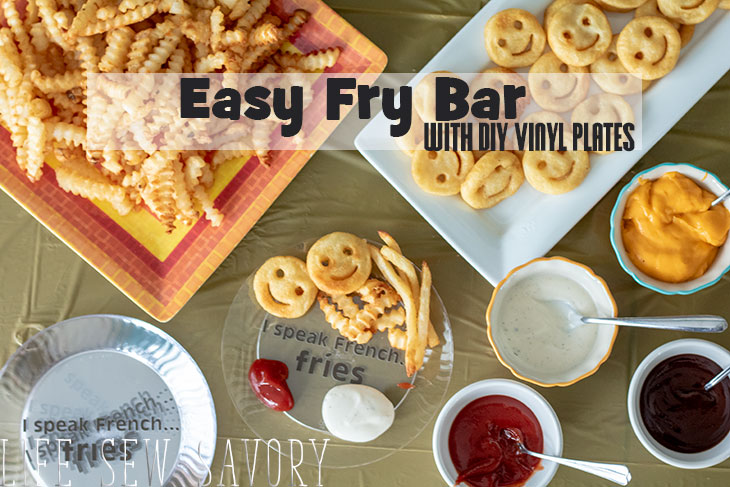 Game Day Fry Bar With Dips And Diy Fry Plates Life Sew Savory