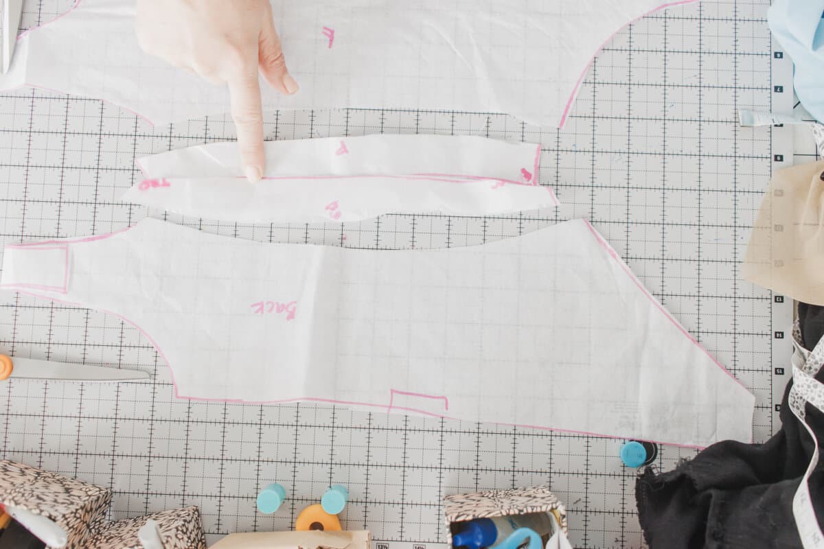 fold carefully to take out extra