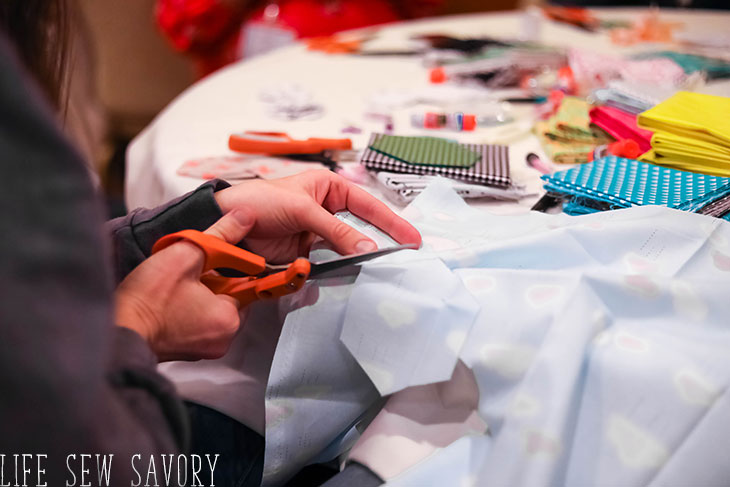 how to host a sewing room