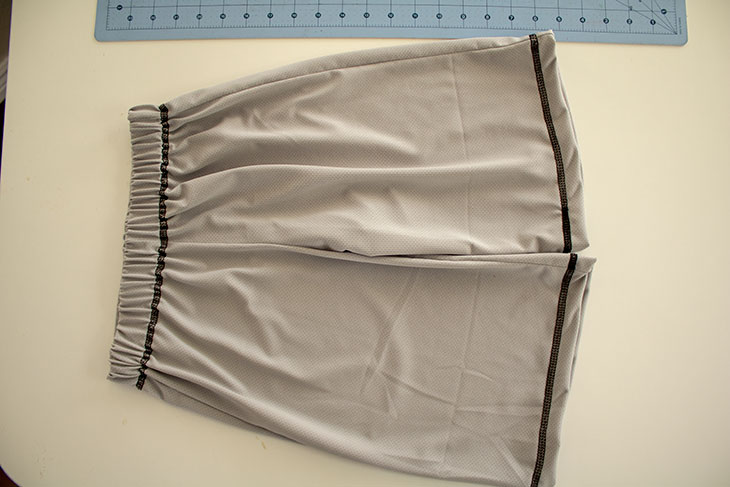 How to sew shorts unlined