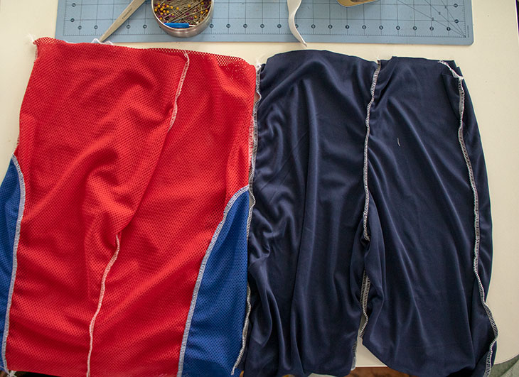 How to make shorts with lining