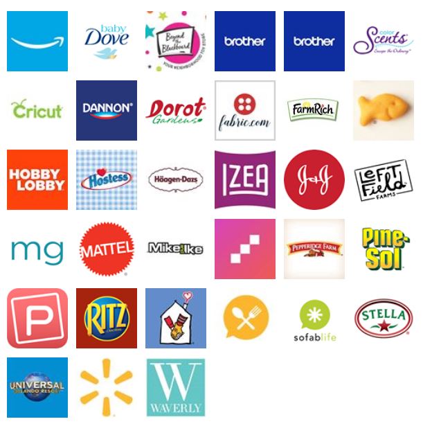 brands I've worked with