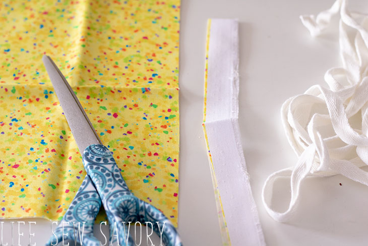 how to make fabric tassel garland