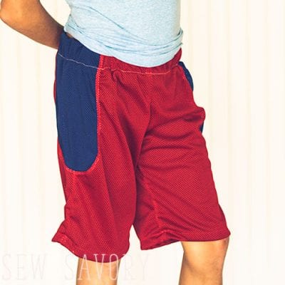 Mesh Athletic Shorts Free Pattern - Life Sew Savory