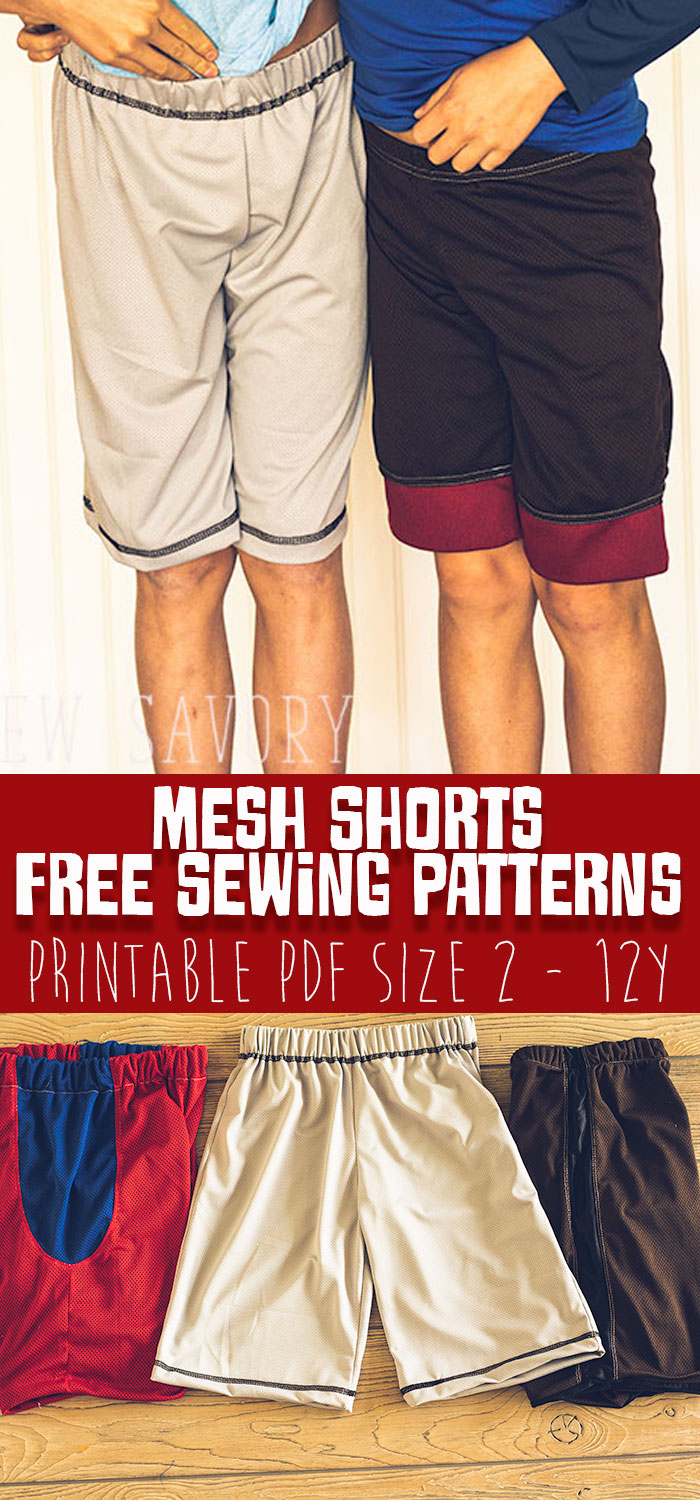 Free Shorts Sewing Pattern - Sports Shorts - Life Sew Savory