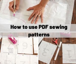 How to use PDF sewing patterns - Everything you need to know! everything you need to know about pdf patterns