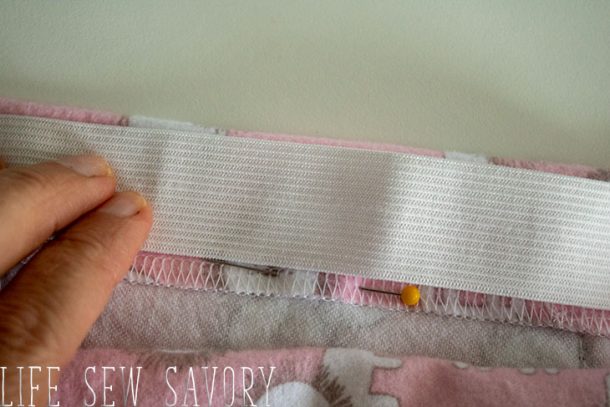 How to Sew Elastic Waistband - two ways - Life Sew Savory