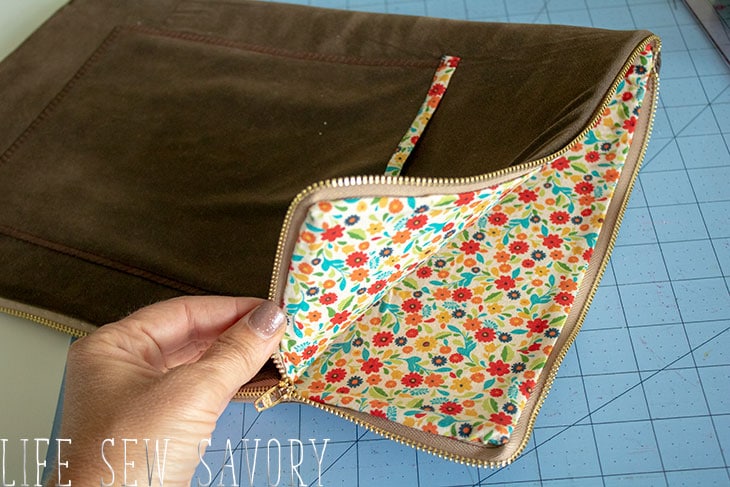 how to sew a laptop sleeve