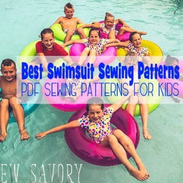 swimsuit sewing patterns for kids