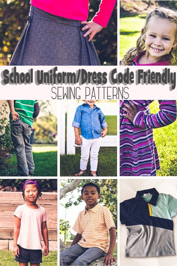 School Uniform/Dress Code Friendly Sewing Patterns - Life Sew Savory