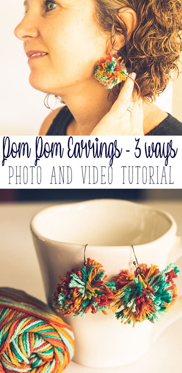 How to Make Pom Pom Earrings Life Sew Savory