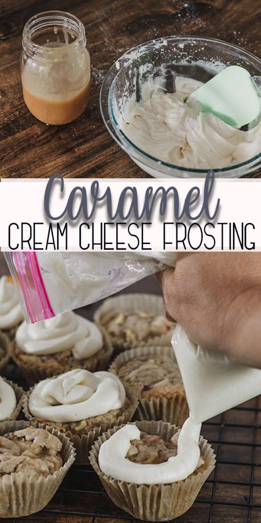caramel cream cheese frosting recipe for fall baking from Life Sew Savory