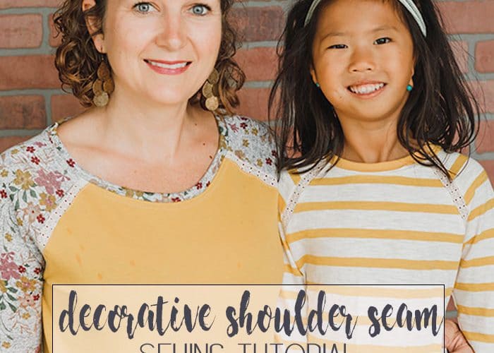 raglan shoulder seam sewing tutorial