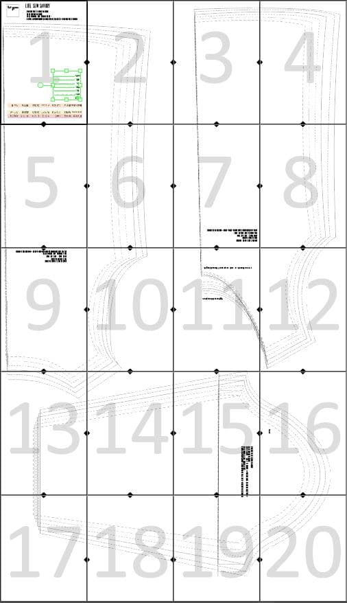 pattern layout guide