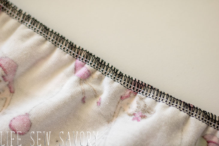 how to sew with clear elastic