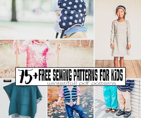 Free Sewing Patterns PDF Downloads - Kids Fall/Winter - Life Sew Savory