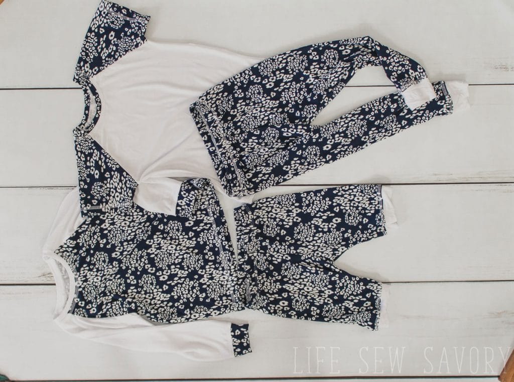 pajama patterns free coordinating set