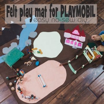 How to make an easy felt play mat for kids