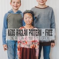 kids raglan - one pattern many styles
