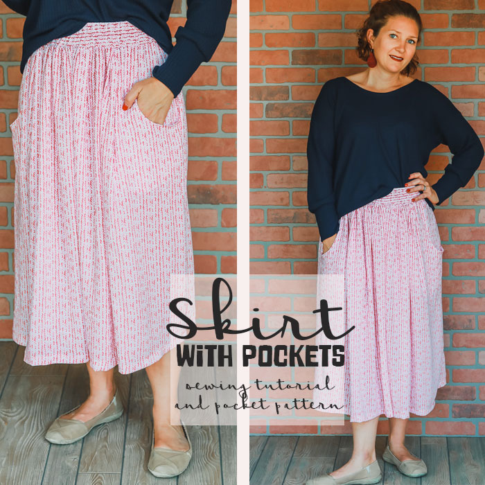 Womens Button Front Skirt - Life Sew Savory