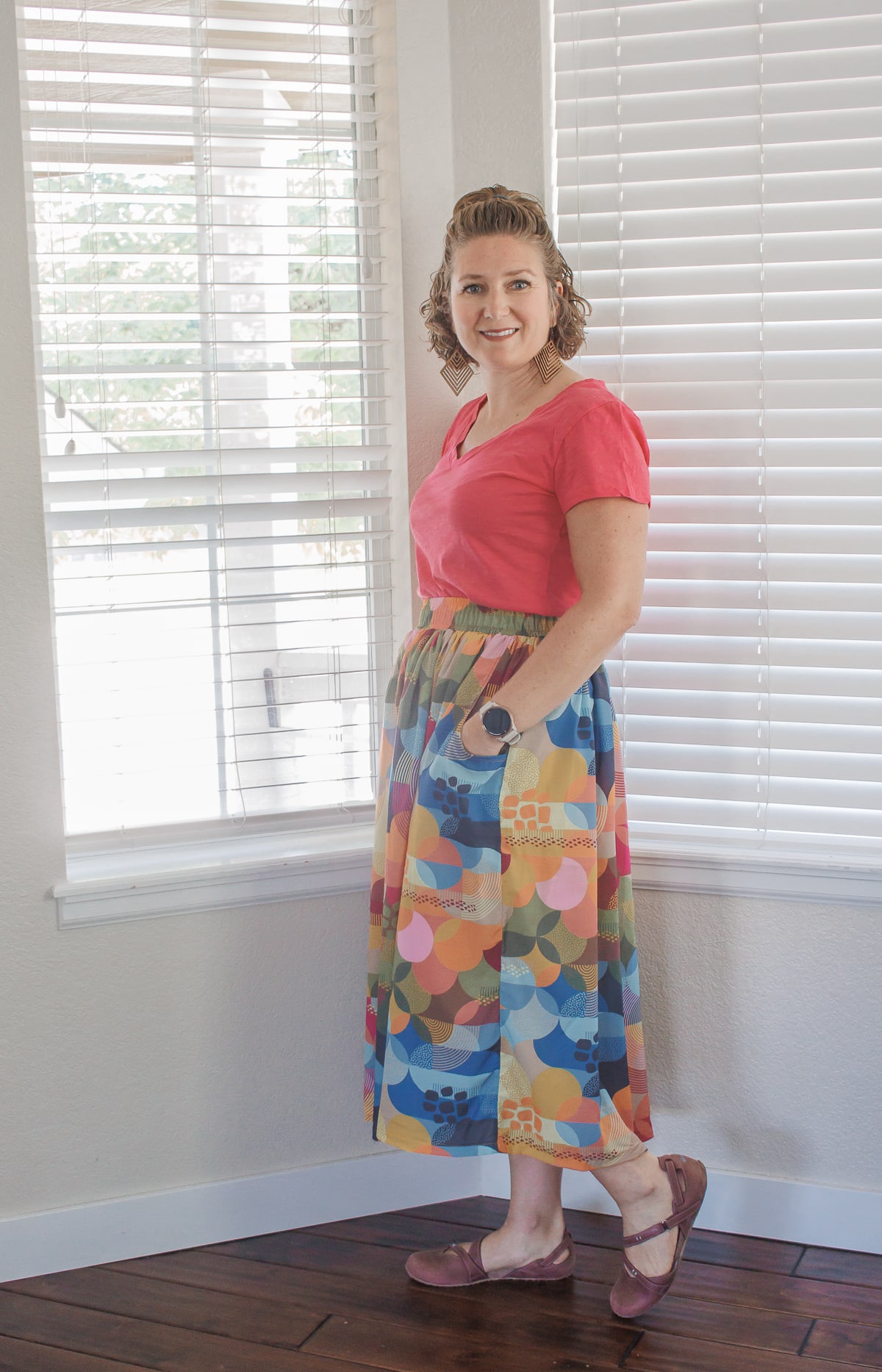 skirt with pockets and free pocket template