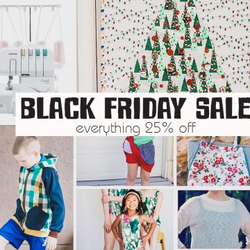 November Sale everything 25% off through Dec 1st. Holiday sewing shopping