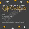 gift certificate example
