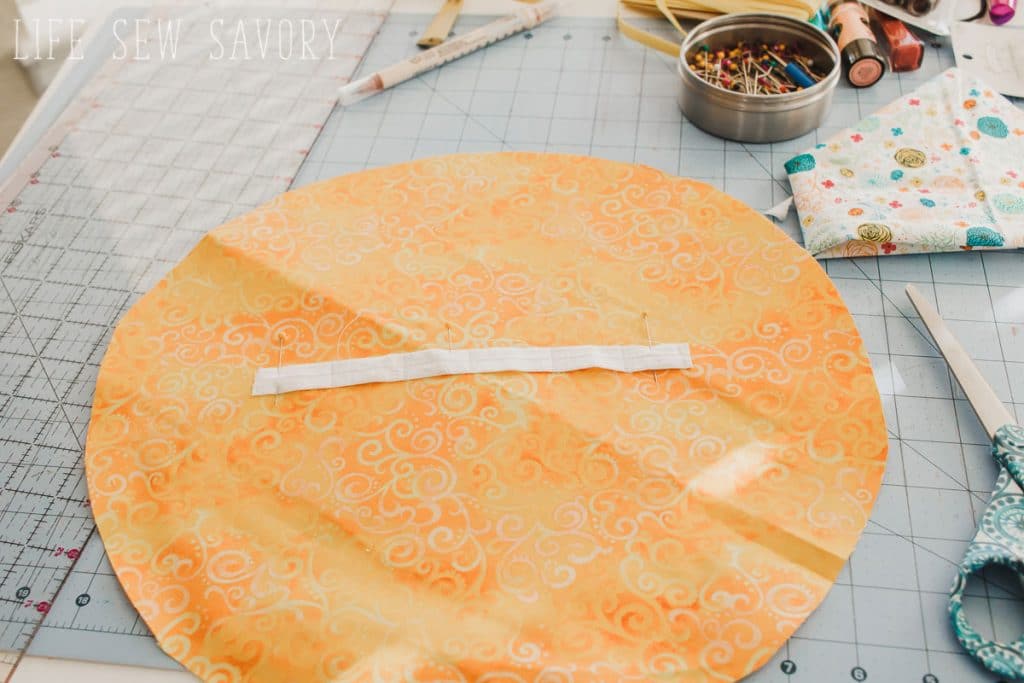 round makeup bag pattern