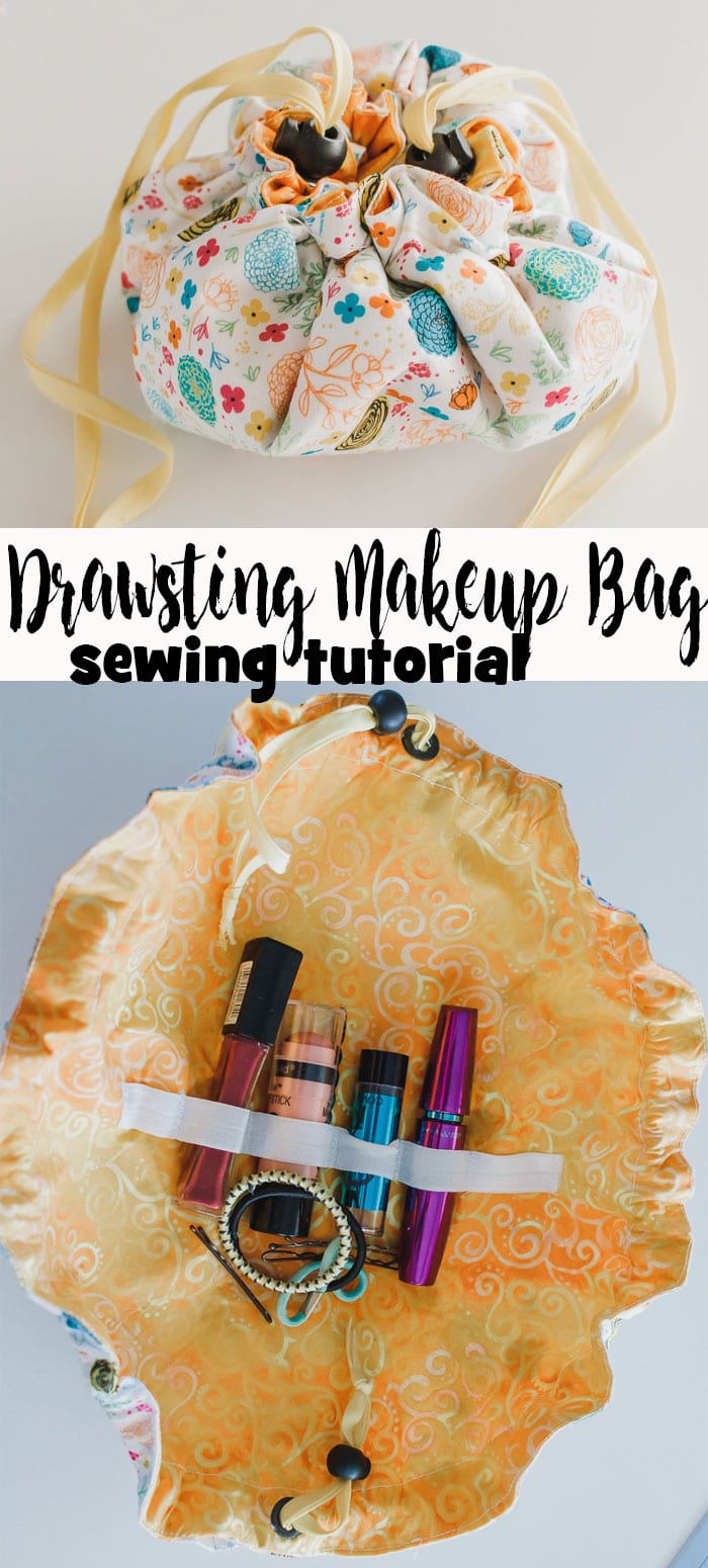 Drawstring Makeup Bag Sewing Tutorial Life Sew Savory