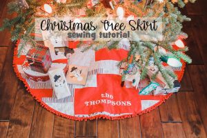 How to Make a Christmas Tree Skirt - Sewing Tutorial