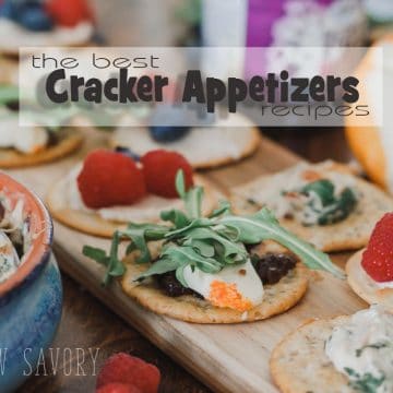 best cracker toppings for holiday parties