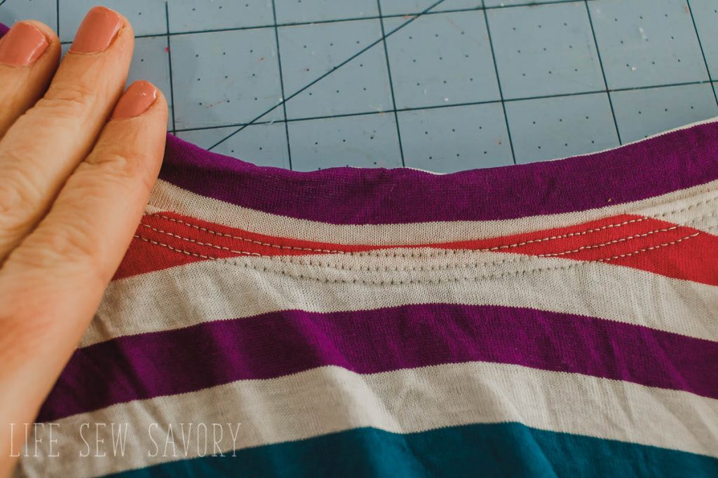 coverstitch top stitch