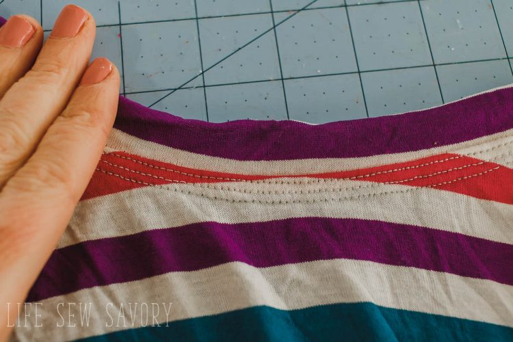 T-Shirt Neck Binding Sewing Tutorial - Life Sew Savory