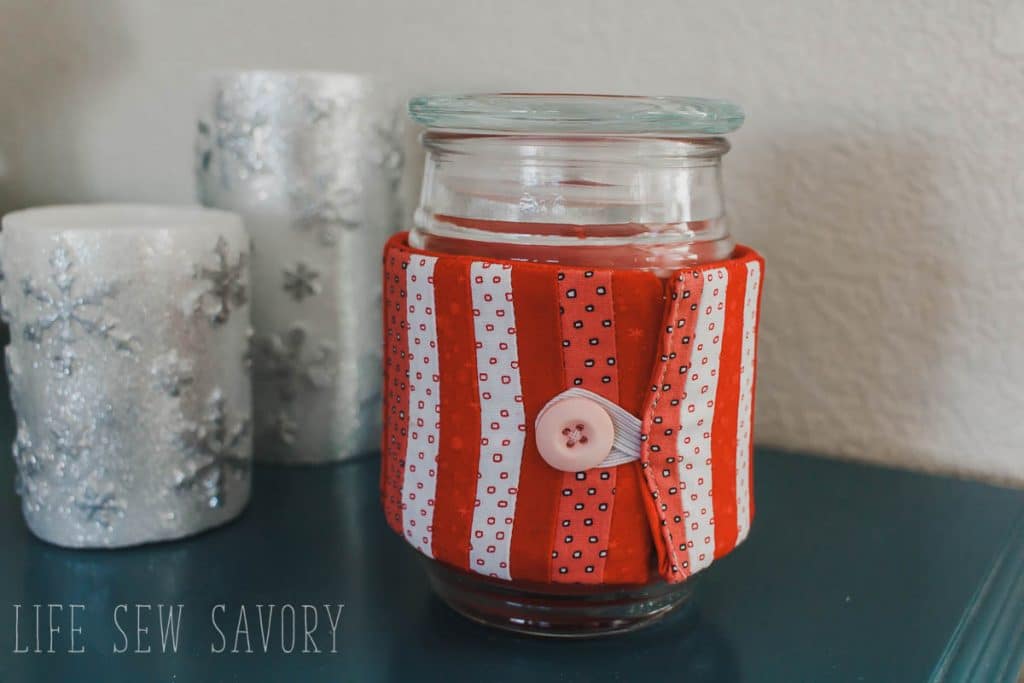 how to make a valentines day candle cozy