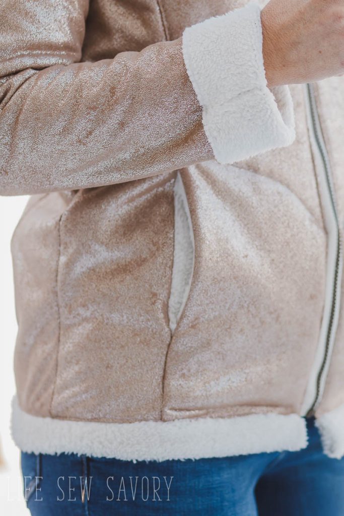 Sew a Sherpa Suede Jacket Life Sew Savory