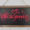 winter welcome sign tutorial and free svg cut files