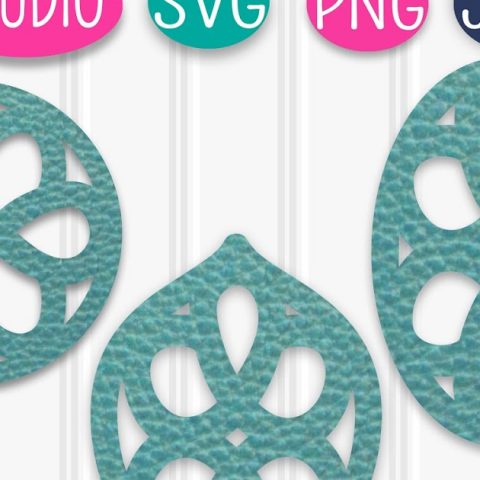 Download Free Earring Svg Cut Files Life Sew Savory PSD Mockup Templates