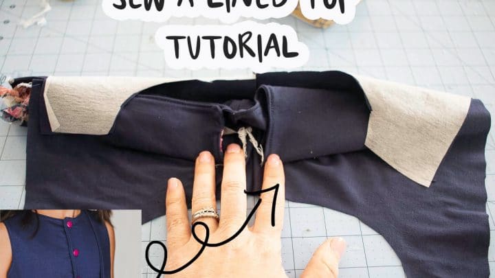 sew a lined bodice tutorial