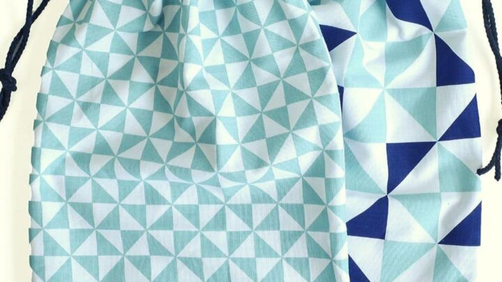 Image for How to make a drawstring bag from a Tea Towel