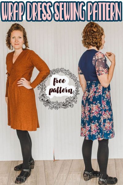 Wrap Dress Sewing Pattern - Free - Life Sew Savory
