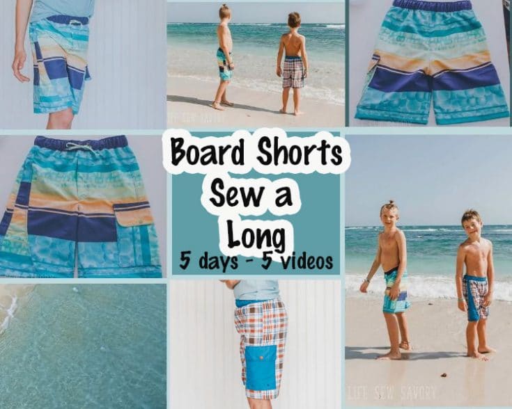 Cool Dude Board Shorts Sewing Pattern Life Sew Savory