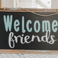 welcome friends free svg file