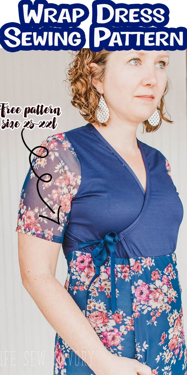 Wrap Dress Sewing Pattern - Free - Life Sew Savory