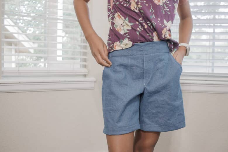 bermuda shorts free sewing pattern