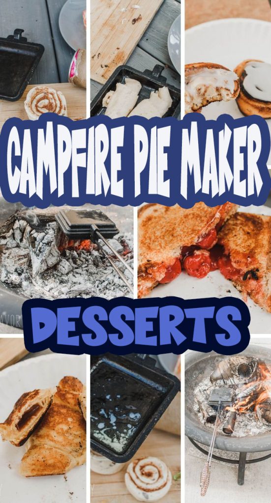 easy camping dessert ideas to make with a pie iron