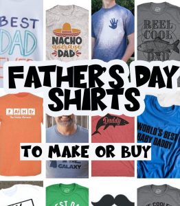Father's Day Shirts to Make {and buy}