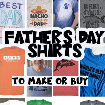 Fathers Day Shirts to make and buy