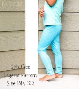 Free Girls Legging Pattern