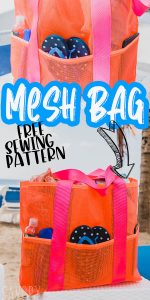 Free Mesh Beach Bag sewing pattern - Life Sew Savory